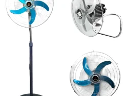 Ventilador 3 En 1 Pie Turbo Pared Oryx 18 Pulgadas 50 Cm