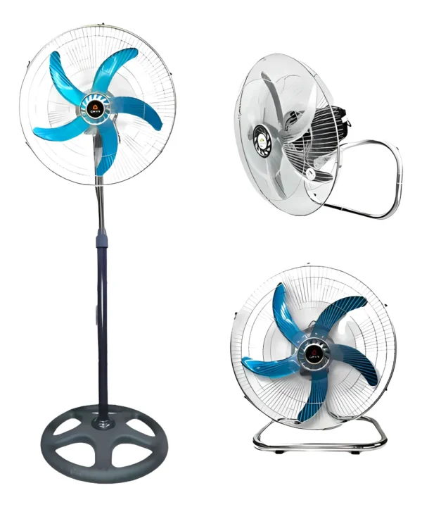 Ventilador 3 En 1 Pie Turbo Pared Oryx 18 Pulgadas 50 Cm