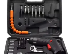 Set Destornillador Eléctrico Recargable 47 Pzs Con Usb Hb BU-3050