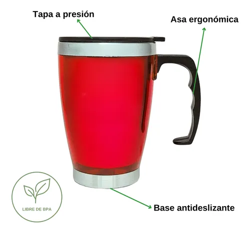 Jarro Vaso Térmico 400ml Acero Apto Frio Calor - Image 2