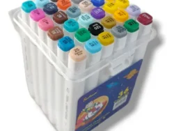 Marcadores Solma Touch Jinat Doble Punta Indelebles 36 Unid