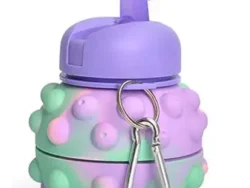 Botella Plegable Silicona Con Pico 500ml Flexible Escolar