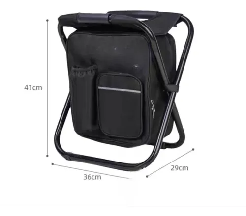 Silla Plegable De Camping Conservadora Mochila Varios Colores - Image 2