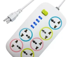 Alargue con 4 USB y 6 conectores P60-2