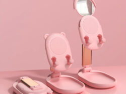 Soporte plegable de Escritorio Con Espejo