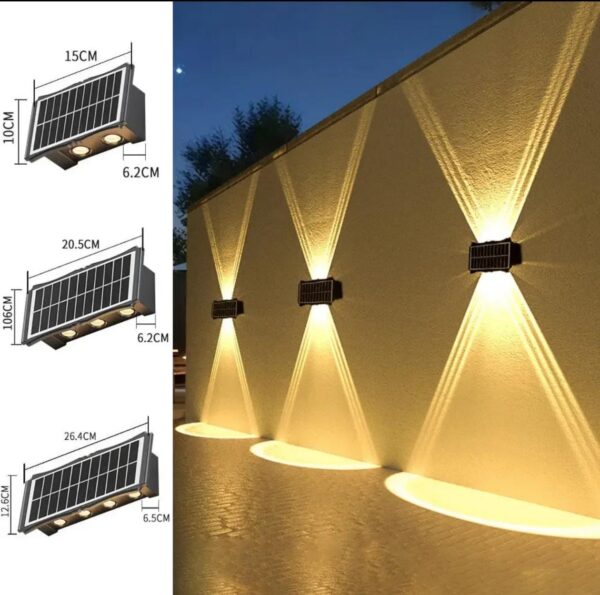 Lampara Solar 5 LED con Panel Integrado CBK BK-8 - Image 3