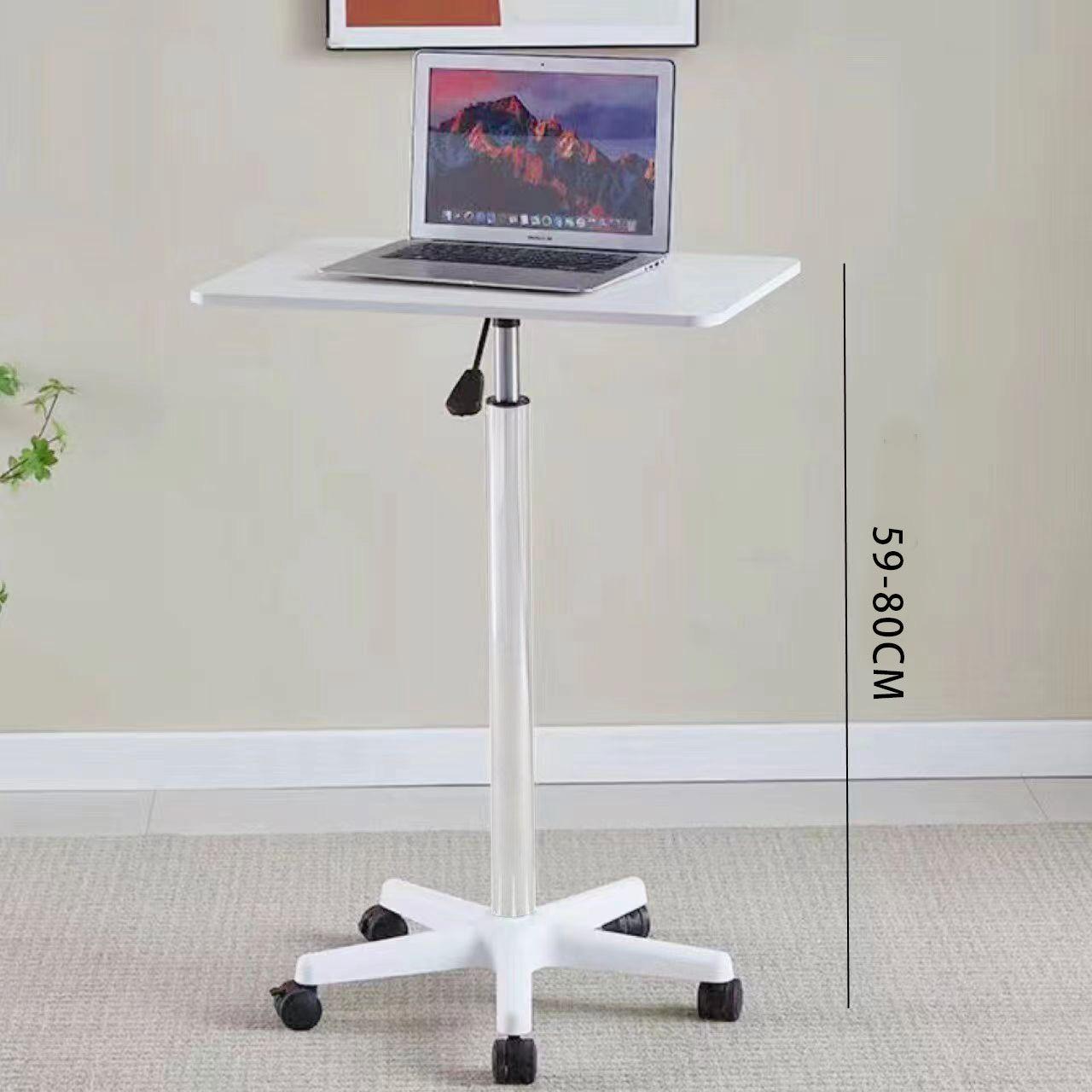 Mesa Cuadrada Blanca Para Comedor con ruega regulabel