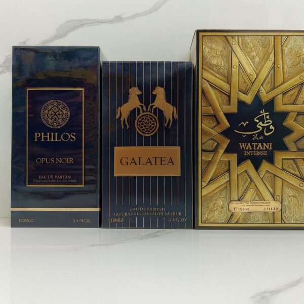 Combo Perfume Masculinos TRÍO DE REYES Opus, Galatea y Watani Intense 👑