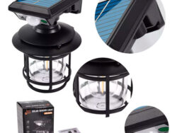 Lampara solar farol con sensor movimiento JD-1578/1579