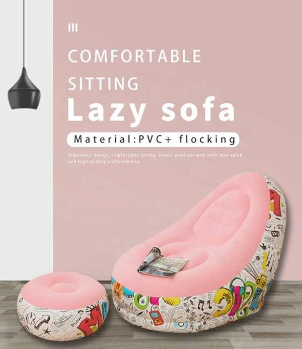 Sofa inflable portátil Single Size JK-1195 - Image 3