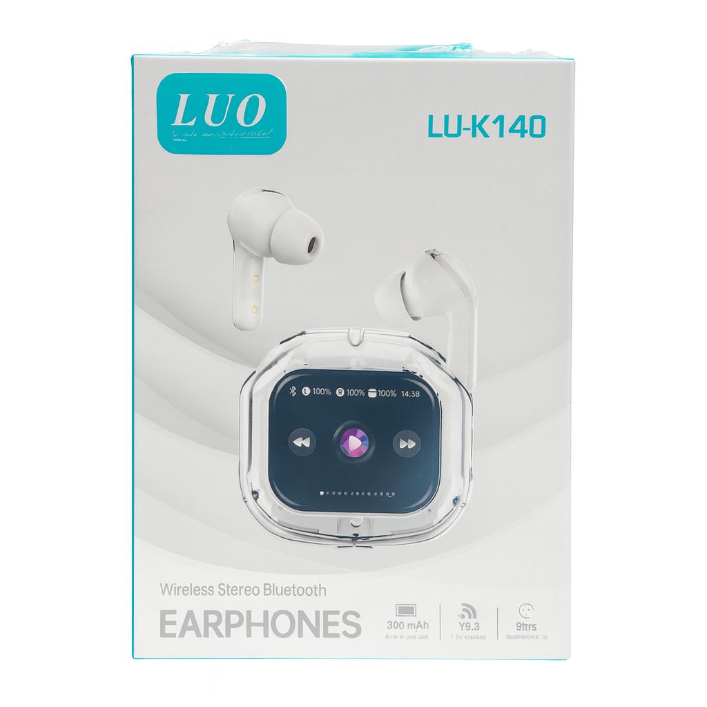 Auricular Bluetooth LUO LU-K140 con Estuche Digital