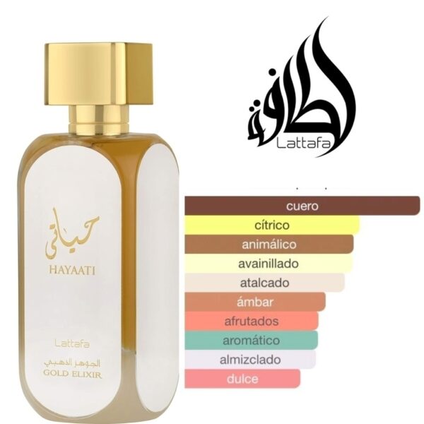 Perfume Lattafa Hayaati Gold Elixir 100 Ml - Image 4