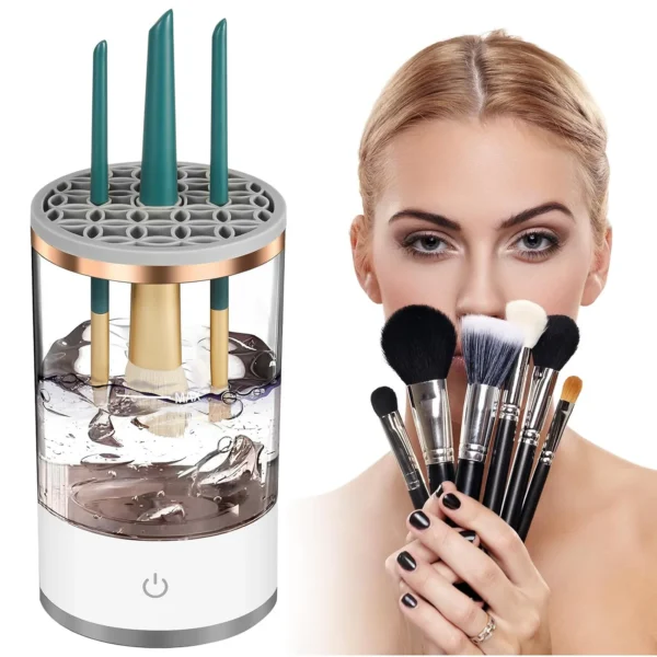 Limpiador de Brochas de Maquillaje Eléctrico HZ-001 - Image 3