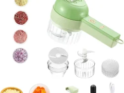 Picadora de Verduras Eléctrica de Mano 4 en 1 0-2774-2