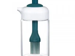 Dispensador de aceite de vidrio 2 en 1 Con Cepillo