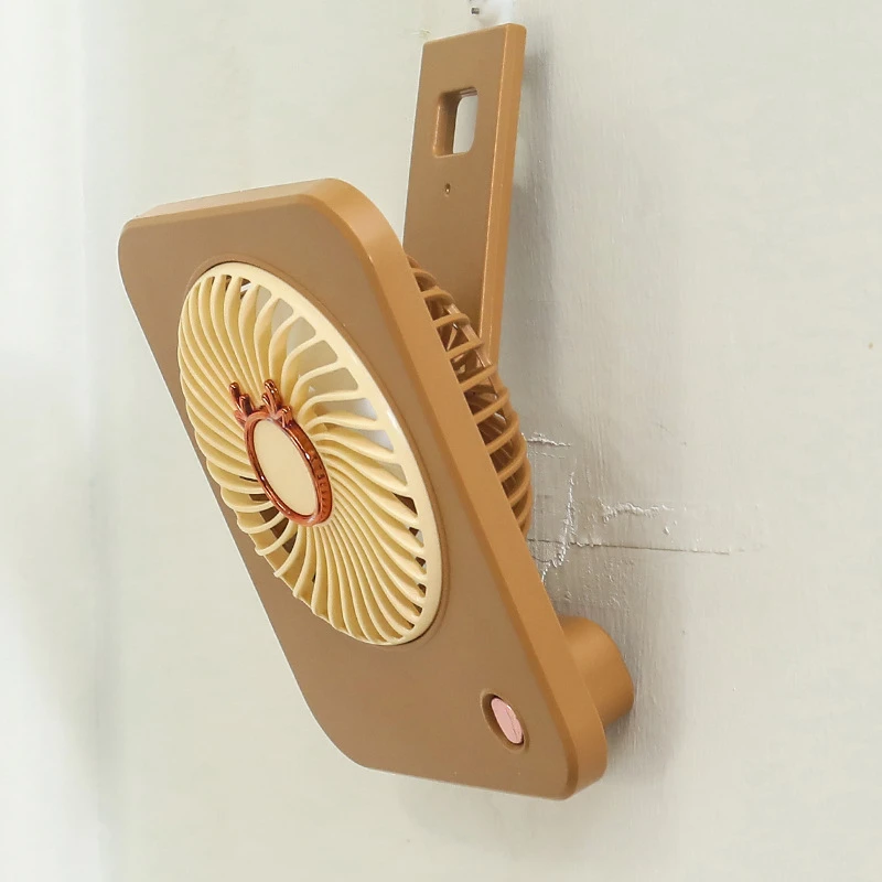 Ventilador Mini Fan Para Mesa/Colgar Cuadrado - Image 3