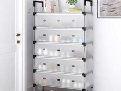 Zapatero de 6 Niveles con Capas Antipolvo 66*30*113cm FC-06