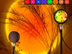 Lampara Decorativa De Proyección Led Sunset