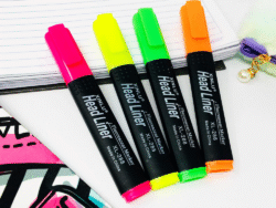 Resaltadores De Colores X4 XINLU Head Liner