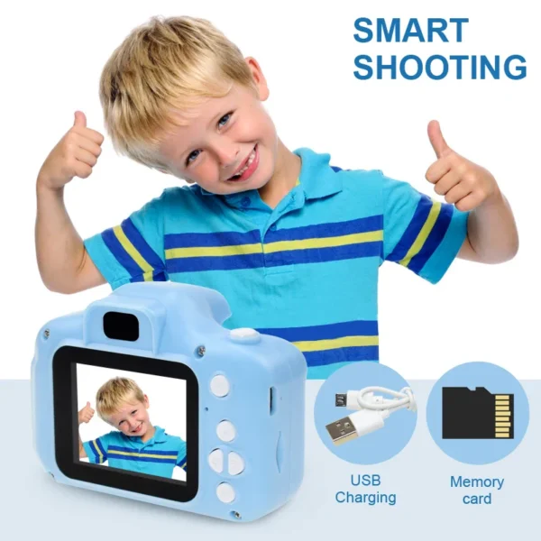 Camara impermeable para niños para divertirse C-B2 Con Funda - Image 5