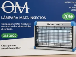 Lampara OM Led Mata Moscas Y Mosquitos Insectos OM-3020