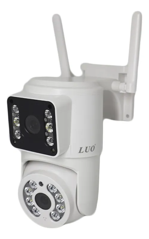 Cámara De Vigilancia Domo Luo Lu-e114 Doble Camara Blanco - Image 2