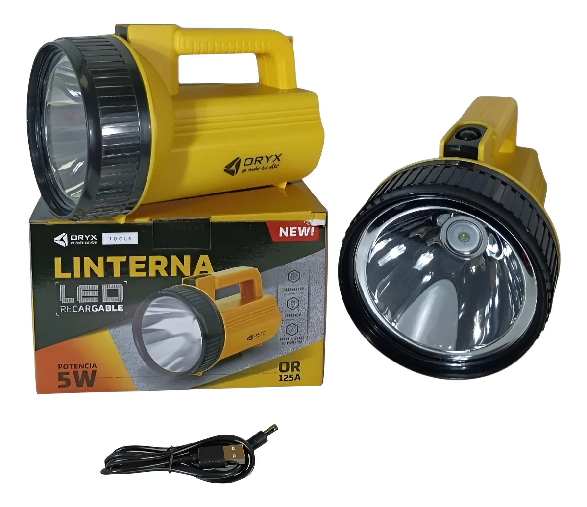 Linterna Led Recargable 5W oryx OR-003L
