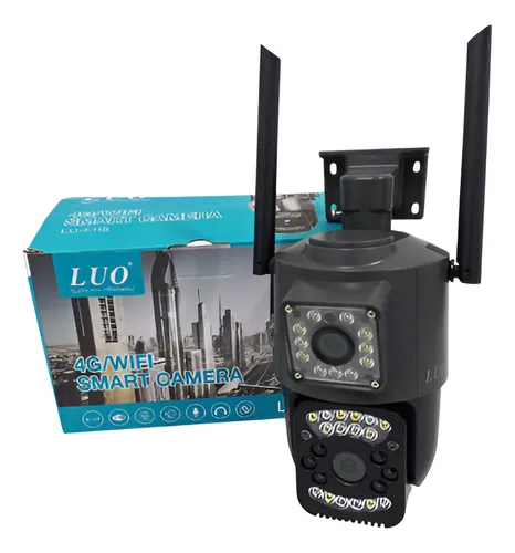 Camara De Seguridad - Luo E115 Wifi- Con Visor De 360 Negro - Image 2