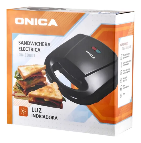 Sandwichera Electrica Tostadora Antiadherente Onica OA-ED001
