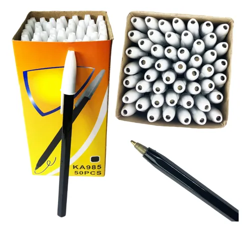 Caja de Lapiceras x50 Pcs Azul/Negra KA985 - Image 2