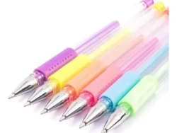 Lapicera Boligrafo Pastel Fluor X6 Piezas