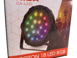 Proton Luces Led 18 Led Rgb Audioritmico Dmx Dj Iluminación OA-IL520