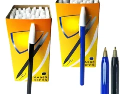 Caja de Lapiceras x50 Pcs Azul/Negra KA985