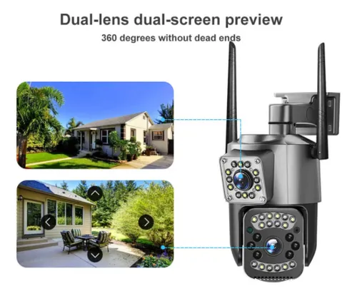 Camara De Seguridad - Luo E115 Wifi- Con Visor De 360 Negro - Image 4