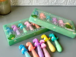 Resaltadores De Colores X6 Varios Diseños MD-345