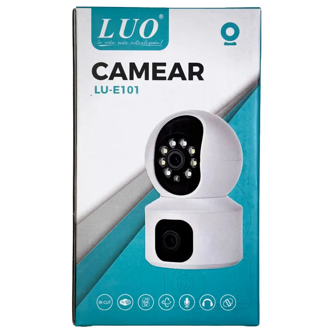 Cámara de seguridad Luo Doble visor Wifi HD LU-E101 - Image 2