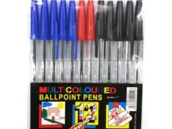 Kit De 10 Lapiceras De 3 Colores