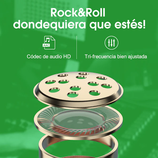 Auricular In-ear Gamer Inalámbrico Qcy T17 Luz Led - Image 5