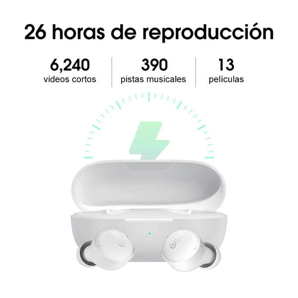 Auricular In-ear Gamer Inalámbrico Qcy T17 Luz Led - Image 3