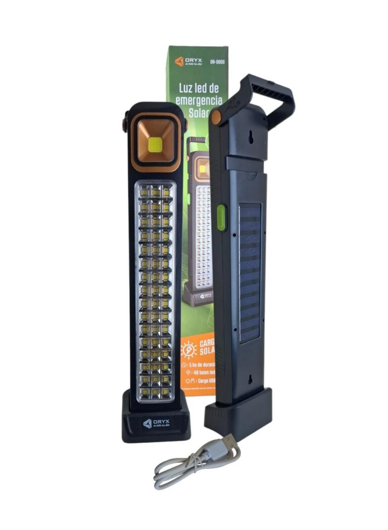 Luz de Emergencia Solar USB OR-0809 48 LED