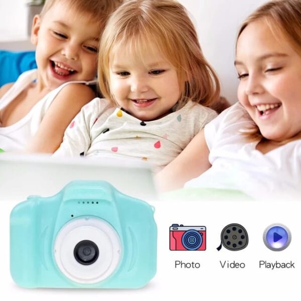 Camara impermeable para niños para divertirse C-B2 Con Funda - Image 9
