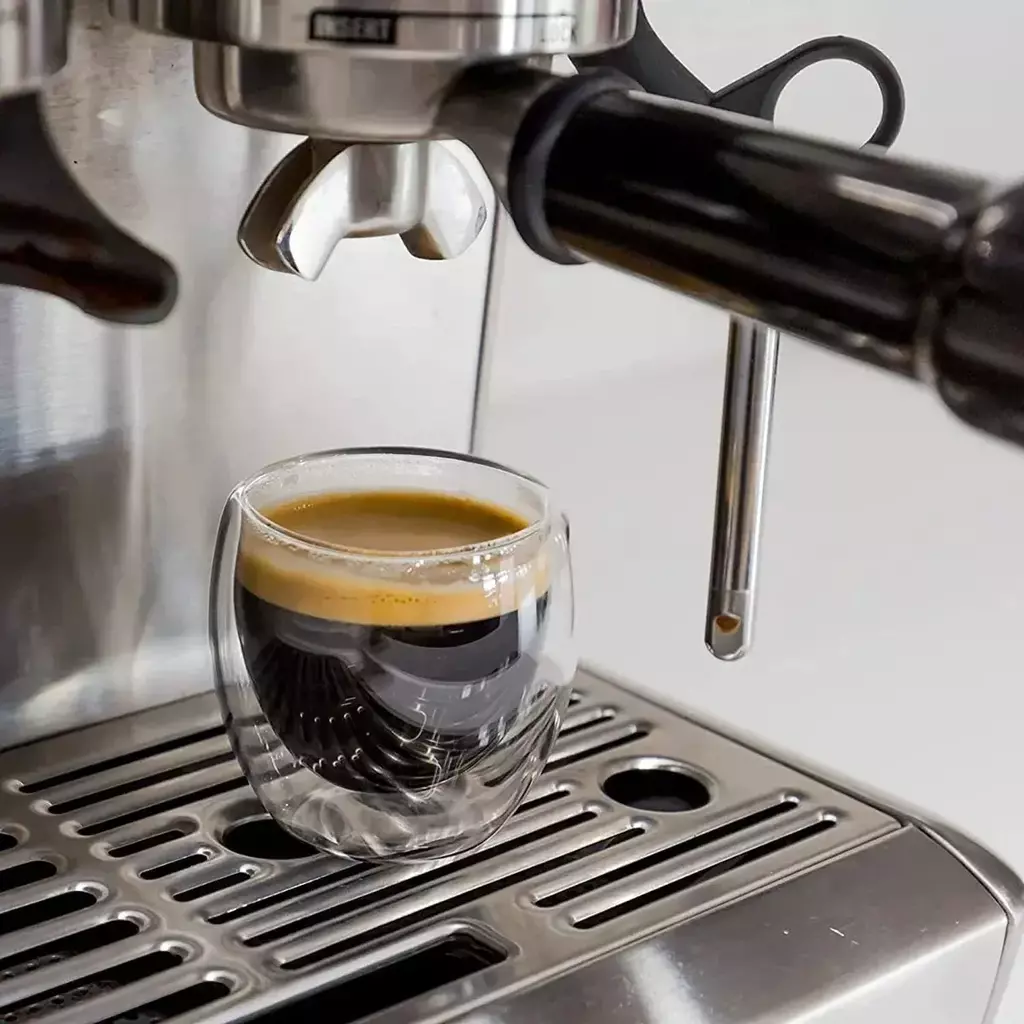 Set X6 Vasos Tazas Doble Pared De Vidrio - Image 3