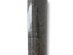 Rollo Vinilo Símil Mármol Decorativo Autoadhesivo Duracal 10mt*60cm Negro, blanco y amarillo