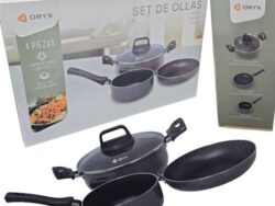 Set De Ollas Oryx OR-CK50A 4 Piezas