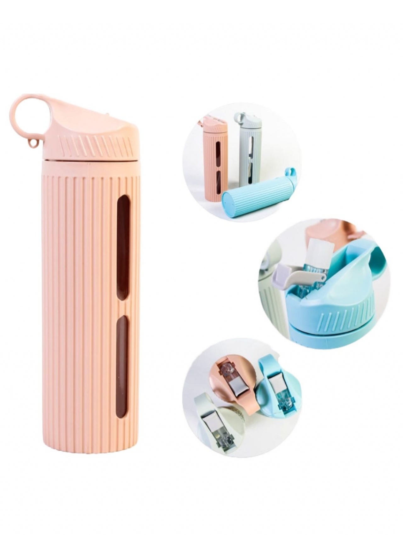 Botella Deportiva Elegante con Ventana 500ML