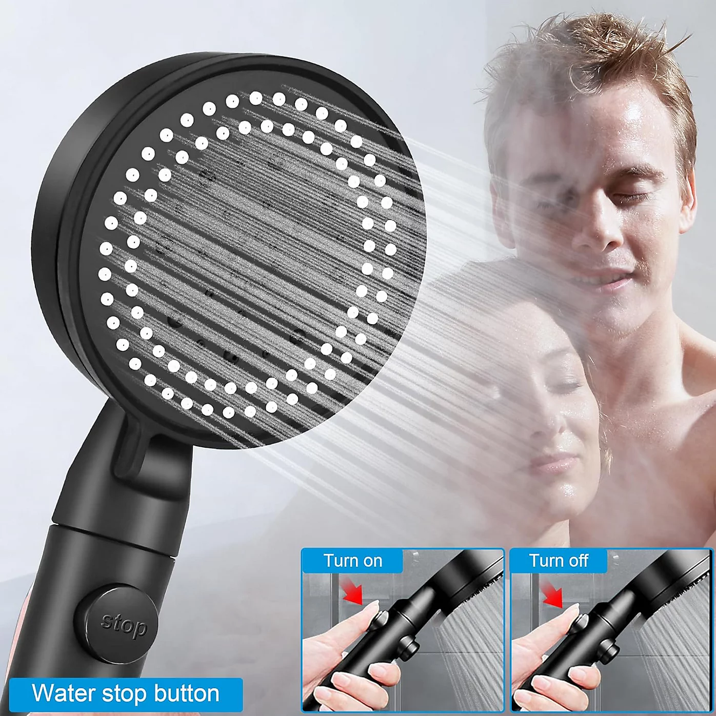 Cabezal de ducha y manguera 5 Modosav3017 - Image 3