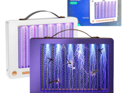 Lampara Mata Mosquitos OM-13M Bateria Litio 18650