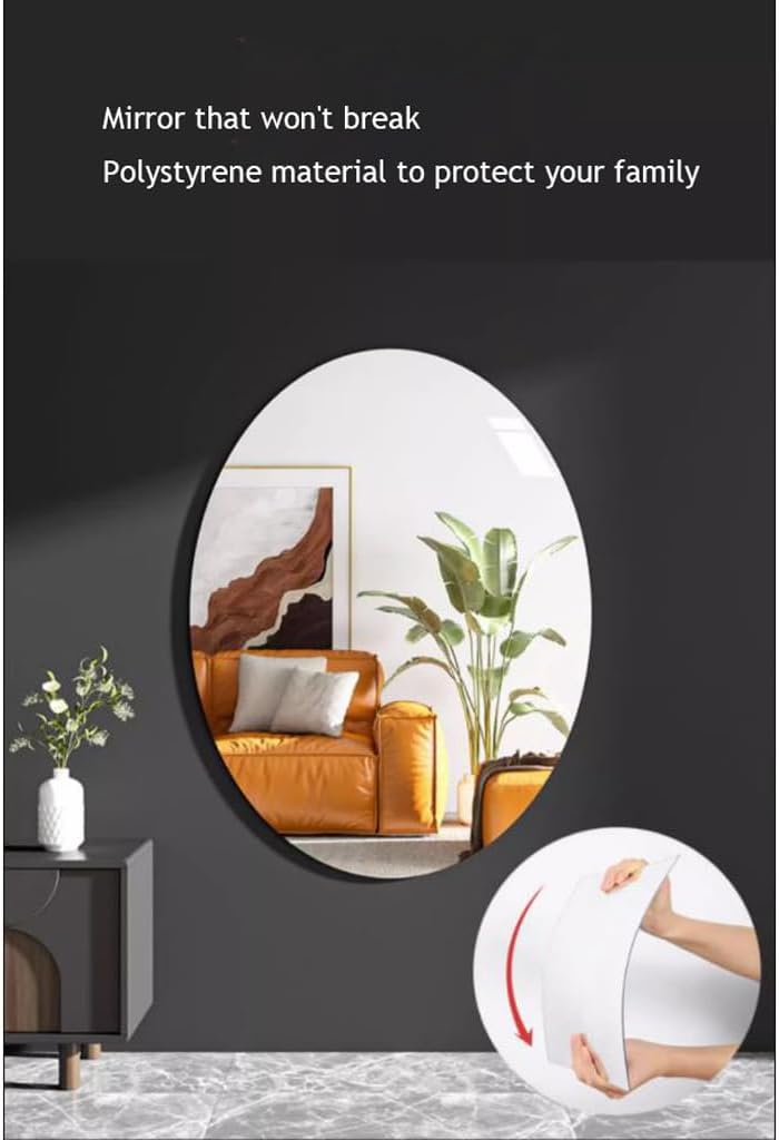Espejo Decorativo FLEXIBLE Acrílico Redondo 50*50cm Pared Deco - Image 4