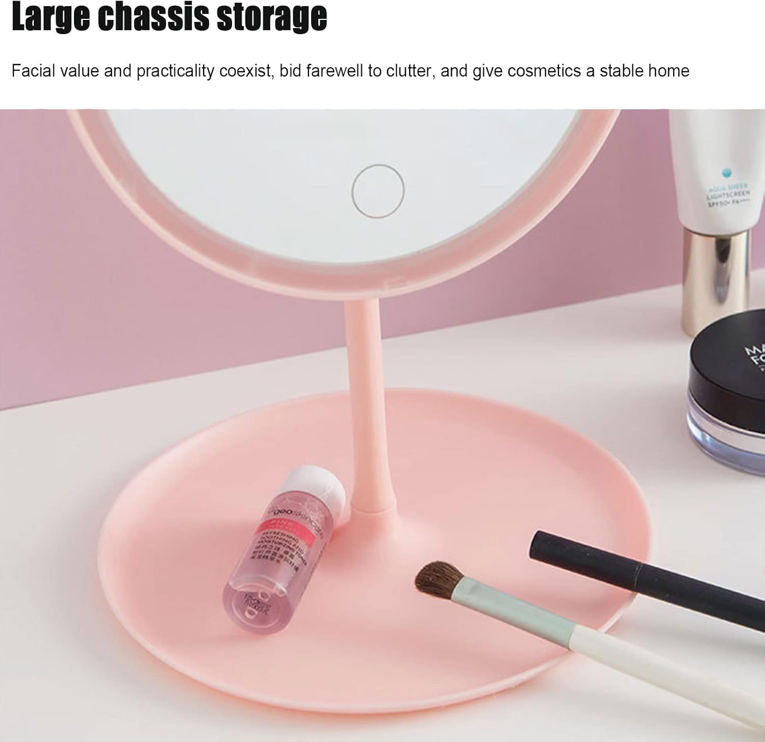 Espejo de maquillaje con luces Espejo LED 3 Colores - Image 5