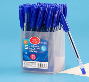 Set 50 Lapiceras Con Estuche Rigido Exhibidor HO-V19